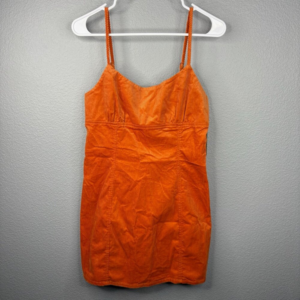 NWT Wild Fable Orange Corduroy Dress